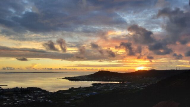 沖縄 南城 夕焼け